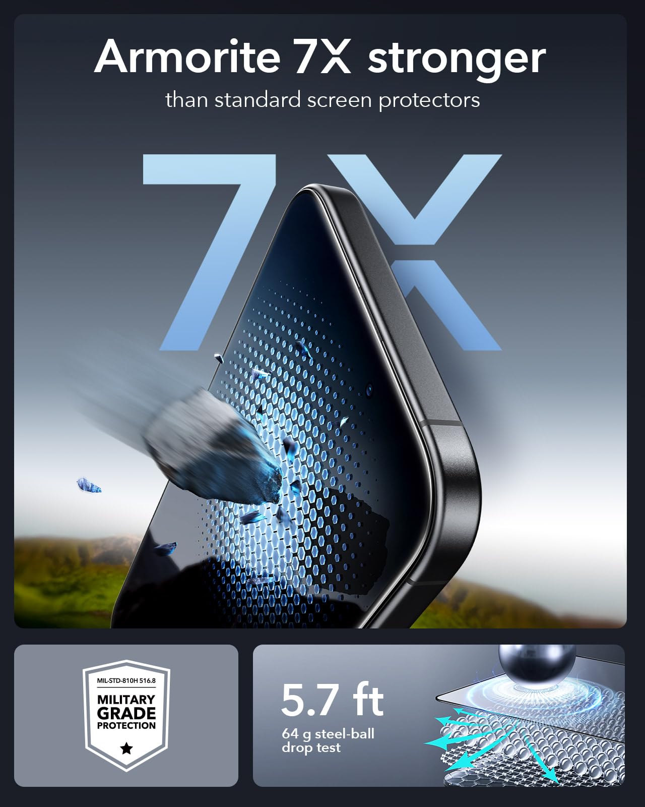 Foto 5 | Protector De Pantalla Esr Para Iphone 14 Plus/13 Pro Max, Paquete De 3 - Venta Internacional.