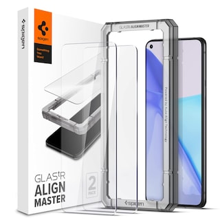 Foto 1 | Protector De Pantalla Spigen Glastr Alignmaster Oneplus 9, Paquete De 2 - Venta Internacional.