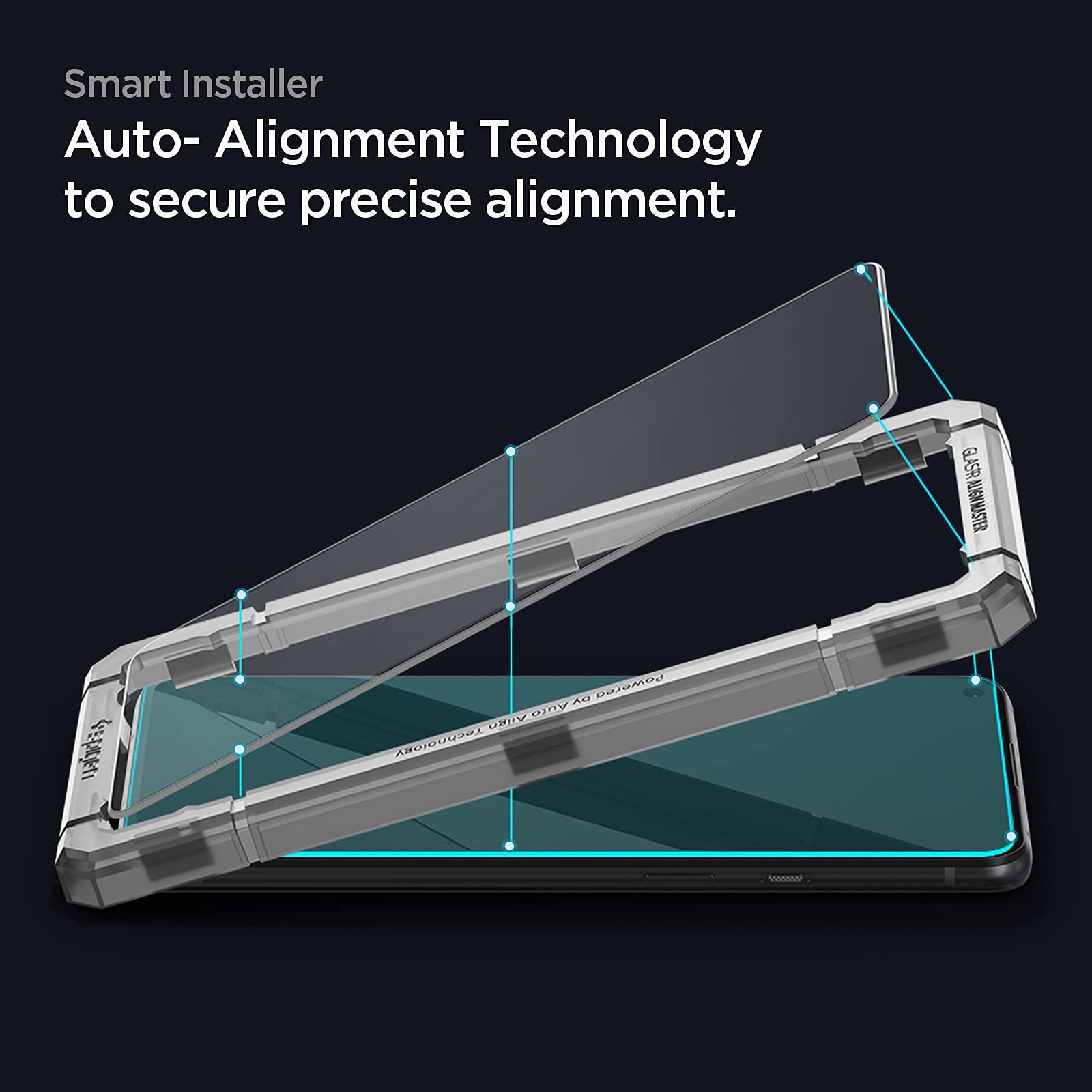 Foto 5 pulgar | Protector De Pantalla Spigen Glastr Alignmaster Oneplus 9, Paquete De 2 - Venta Internacional.