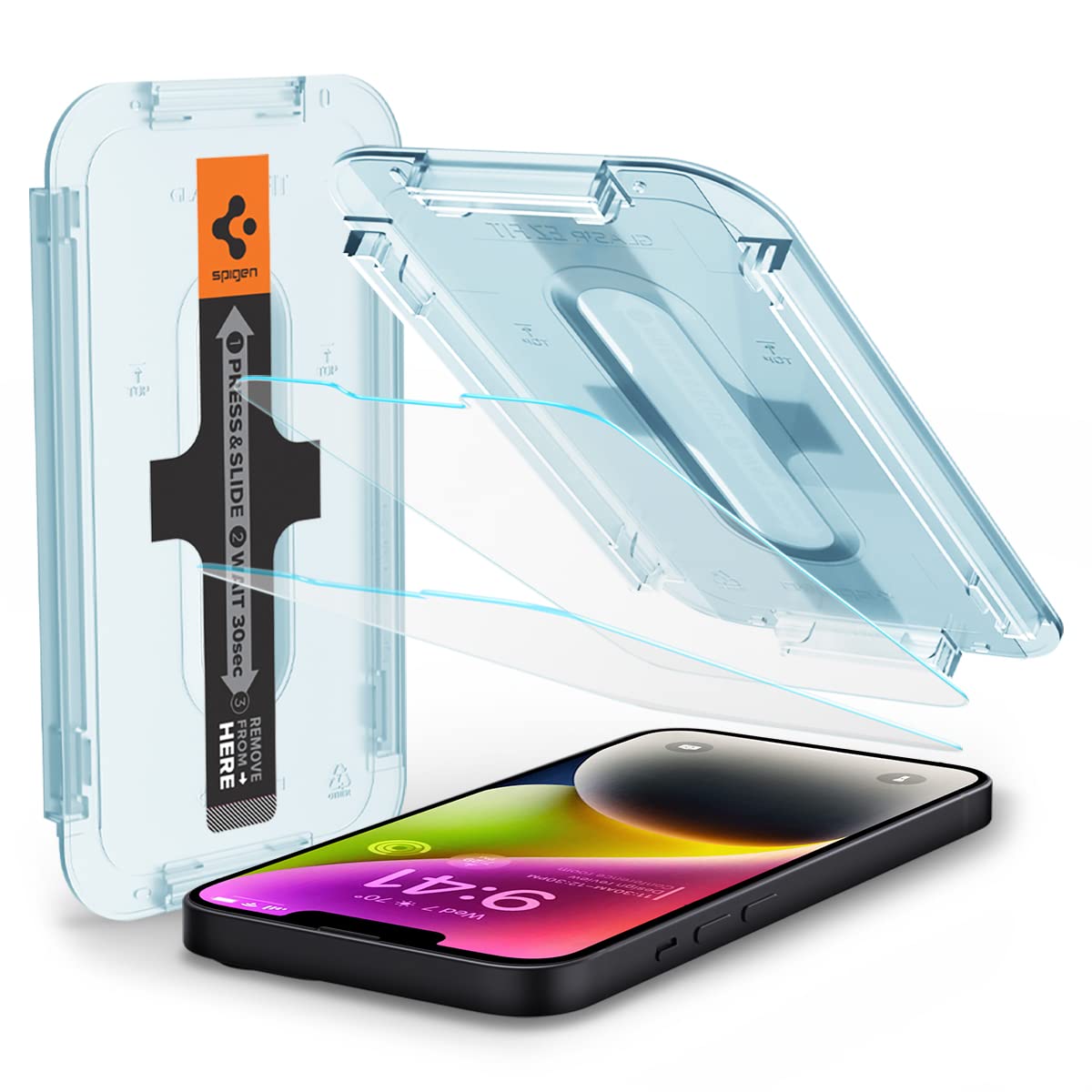 Foto 2 pulgar | Protector de Pantalla Spigen para iPhone 14/13 Pro - Venta Internacional