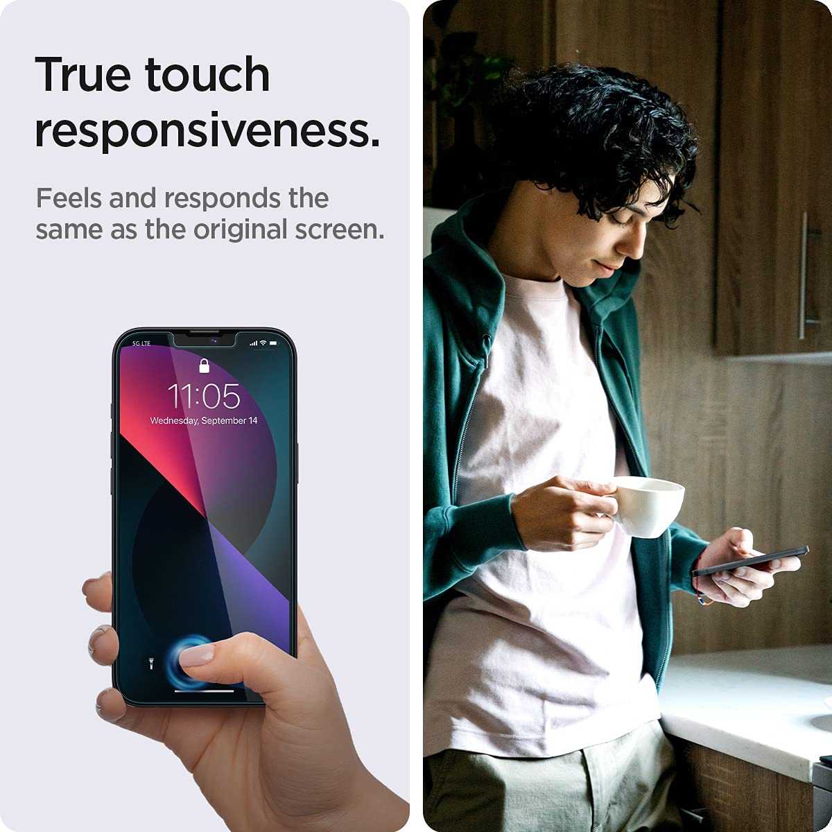Foto 5 pulgar | Protector de Pantalla Spigen para iPhone 14/13 Pro - Venta Internacional
