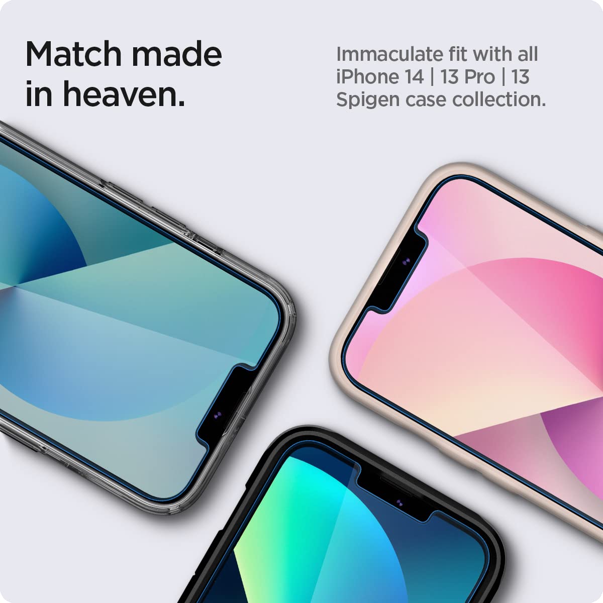 Foto 7 pulgar | Protector de Pantalla Spigen para iPhone 14/13 Pro - Venta Internacional