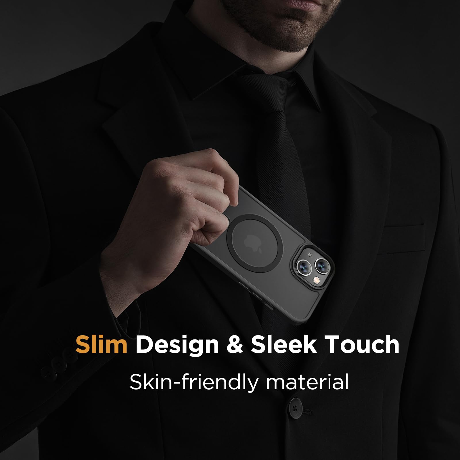 Foto 8 pulgar | Funda De Teléfono Miracase Magnetic Series Para Iphone 13 Graphite - Venta Internacional.