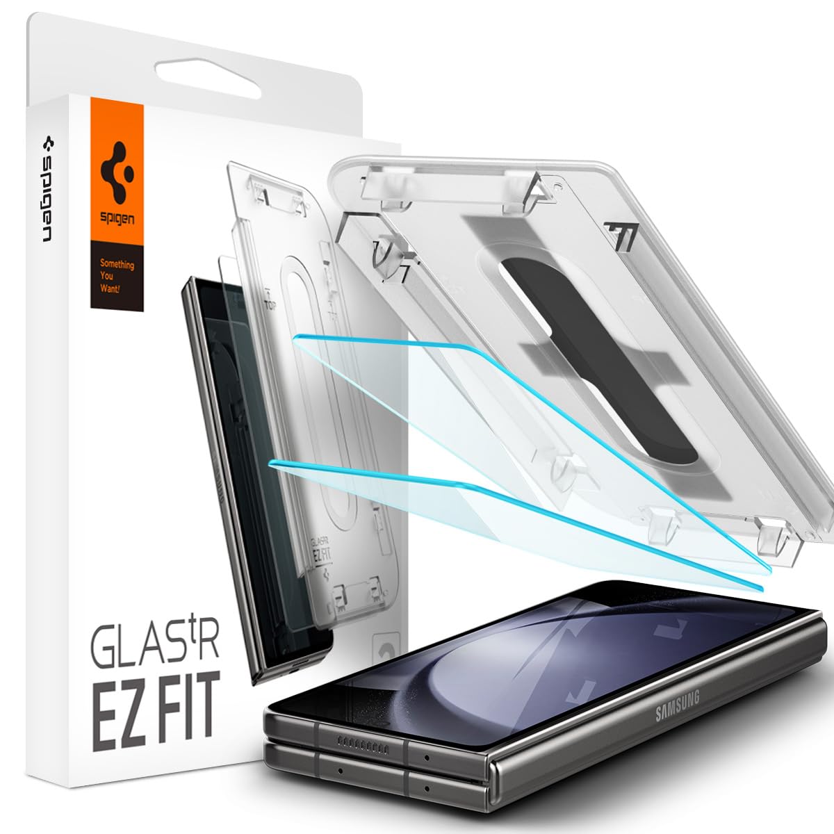 Foto 1 | Protector De Pantalla Spigen Glastar Ez Fit Galaxy Z Fold 5 - Venta Internacional.