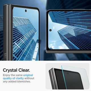 Foto 7 | Protector De Pantalla Spigen Glastar Ez Fit Galaxy Z Fold 5 - Venta Internacional.