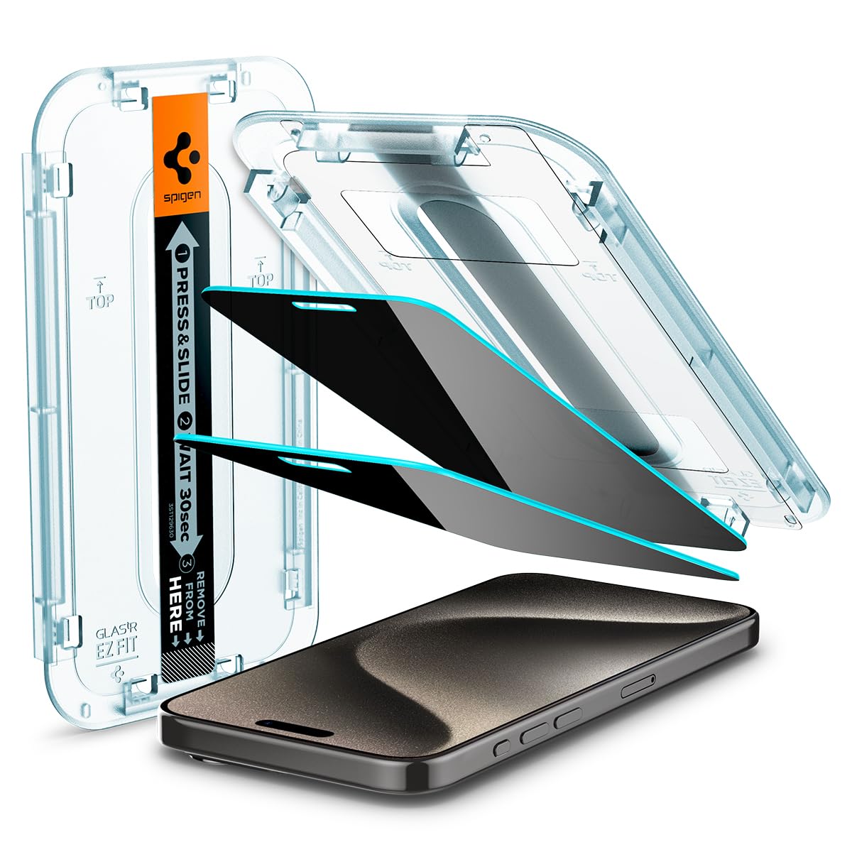 Protector de Pantalla Spigen para iPhone 15 Pro Max - Venta Internacional