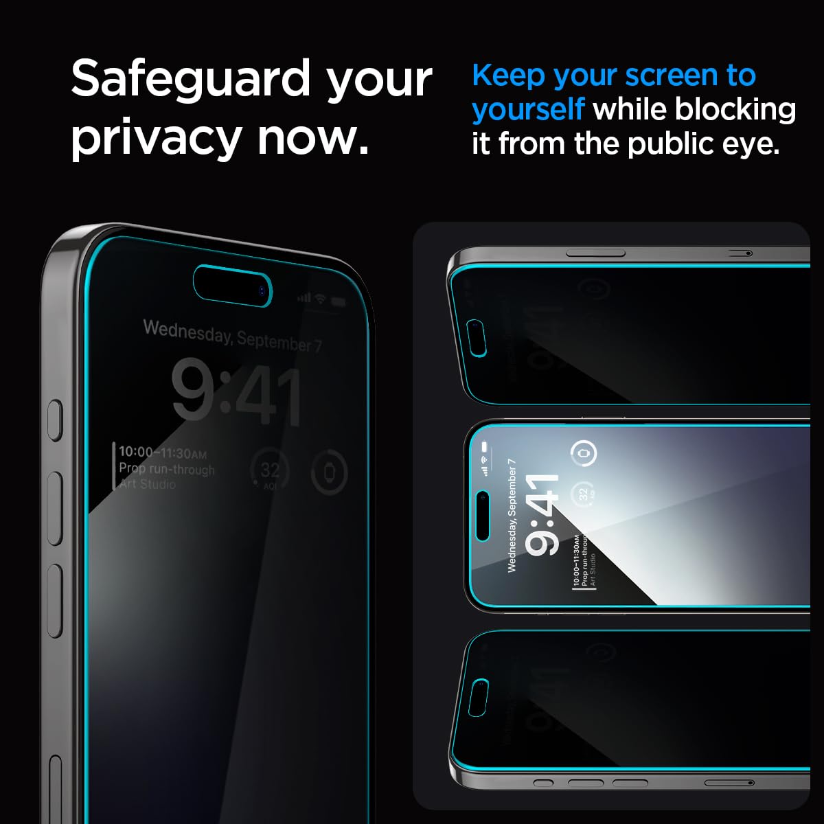 Foto 5 pulgar | Protector de Pantalla Spigen para iPhone 15 Pro Max - Venta Internacional