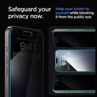 Foto 4 | Protector de Pantalla Spigen para iPhone 15 Pro Max - Venta Internacional