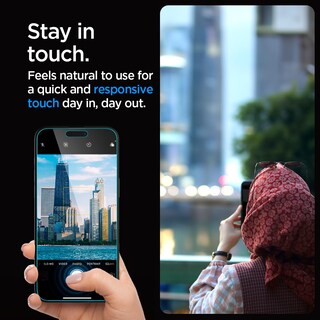 Foto 7 | Protector de Pantalla Spigen para iPhone 15 Pro Max - Venta Internacional