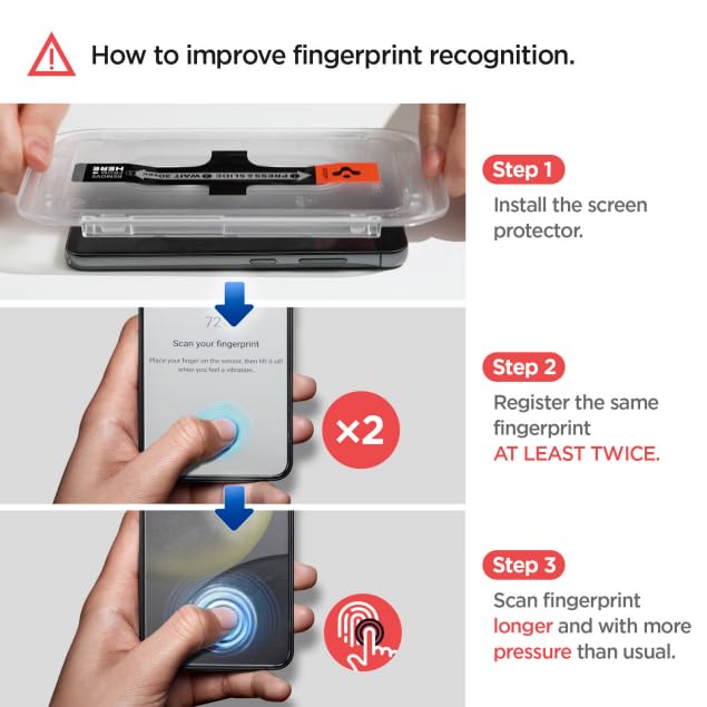Foto 5 pulgar | Protector De Pantalla Spigen Glastar Ez Fit Para Galaxy S24 Plus, Paquete De 2 - Venta Internacional.