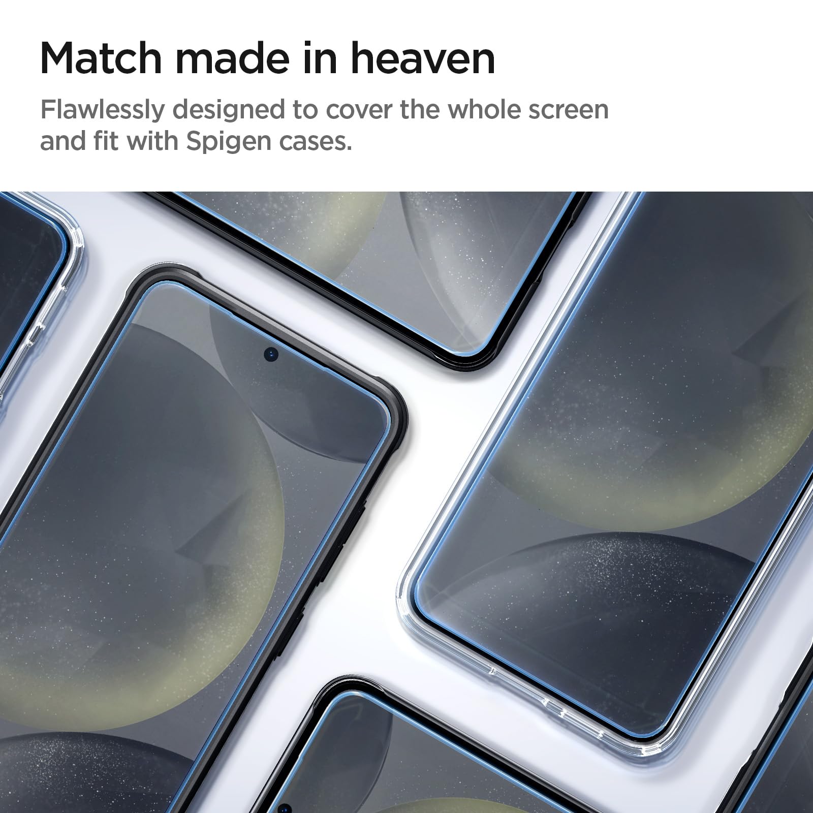 Foto 6 pulgar | Protector De Pantalla Spigen Glastar Ez Fit Para Galaxy S24 Plus, Paquete De 2 - Venta Internacional.