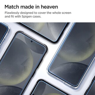 Foto 5 | Protector De Pantalla Spigen Glastar Ez Fit Para Galaxy S24 Plus, Paquete De 2 - Venta Internacional.