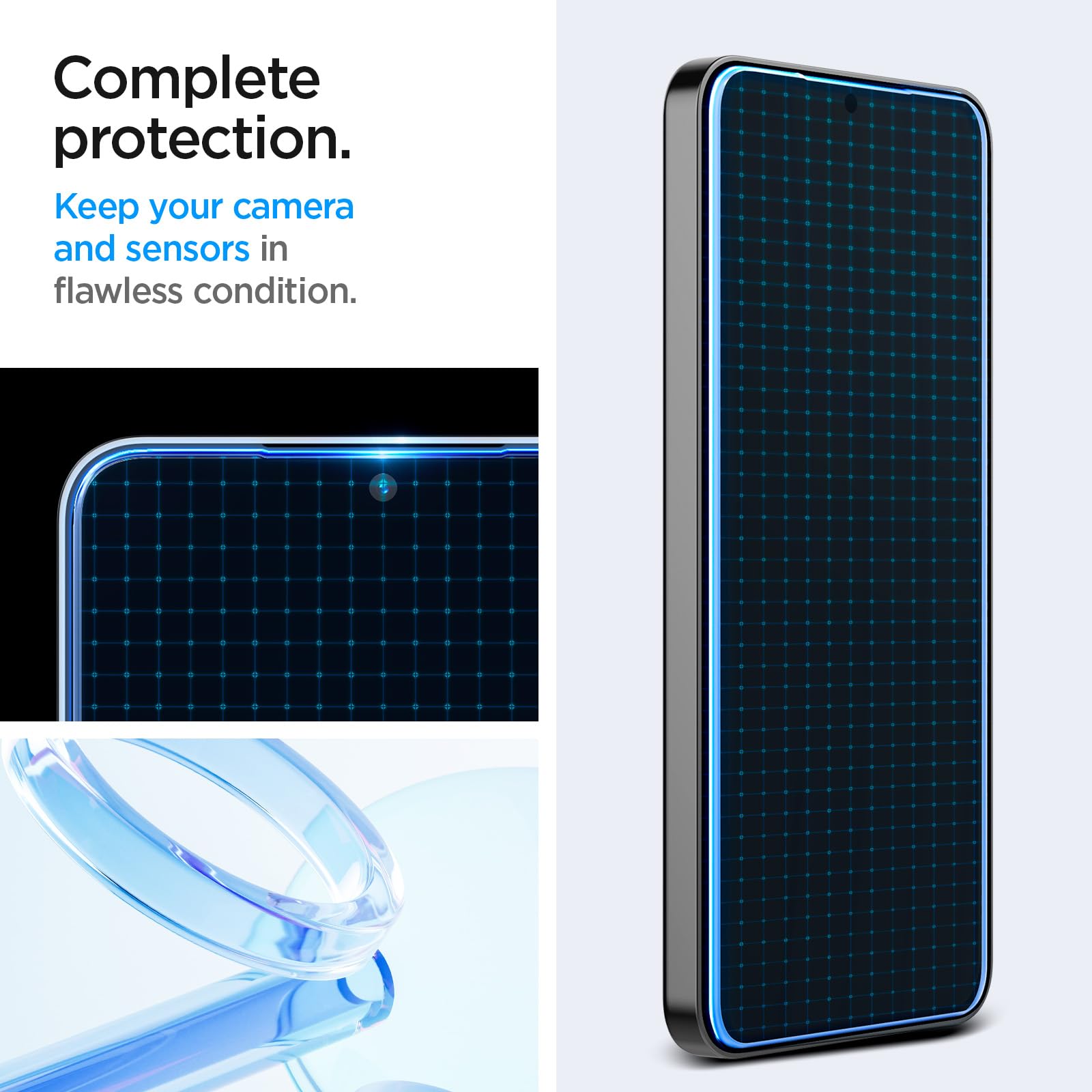 Foto 7 pulgar | Protector De Pantalla Spigen Glastar Ez Fit Para Galaxy S24 Plus, Paquete De 2 - Venta Internacional.