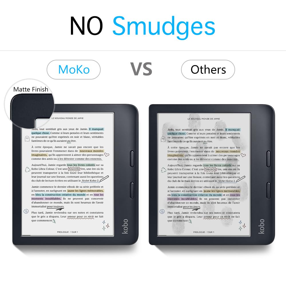 Foto 4 pulgar | Protector De Pantalla Moko Para Kobo Libra Colour 7 2024/libra 2 7 2021 - Venta Internacional.