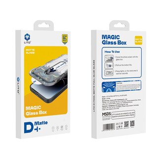 Foto 4 | Mica Protectora De Pantalla Mate( No Deja Huellas) Con Instalador Para Iphone.