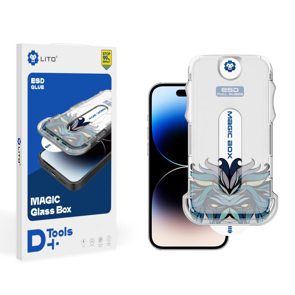 Mica Protectora De Pantalla (hd) Vidrio Templado Con Instalador Para Iphone.