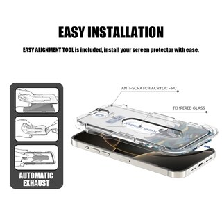 Foto 6 | Mica Protectora De Pantalla (hd) Vidrio Templado Con Instalador Para Iphone.