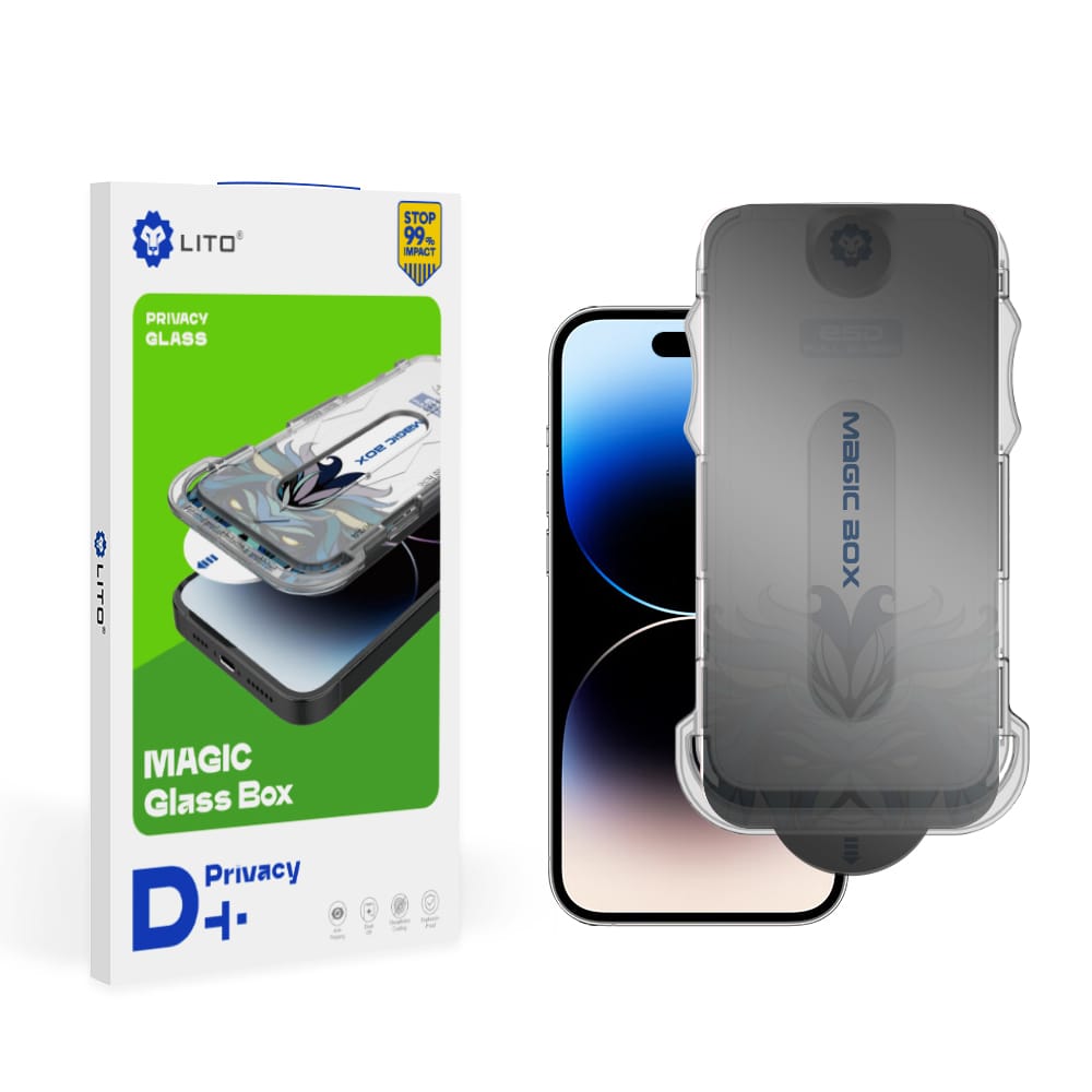 Mica Protectora De Pantalla De Privacidad (antiespias) Vidrio Templado Con Instalador Para Iphone