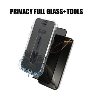 Foto 8 | Mica Protectora De Pantalla De Privacidad (antiespias) Vidrio Templado Con Instalador Para Iphone