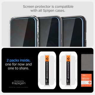 Foto 7 | Protector De Pantalla Spigen Glastr Ez Fit Privacy Pixel 9, Paquete De 2 - Venta Internacional.