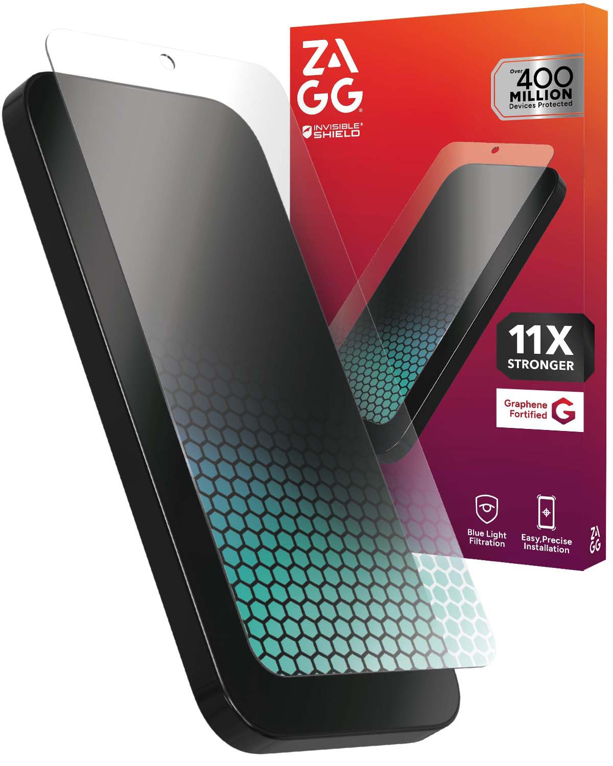 Protector De Pantalla Zagg Glass Xtr4 Para Samsung Galaxy S25/s24 - Venta Internacional.