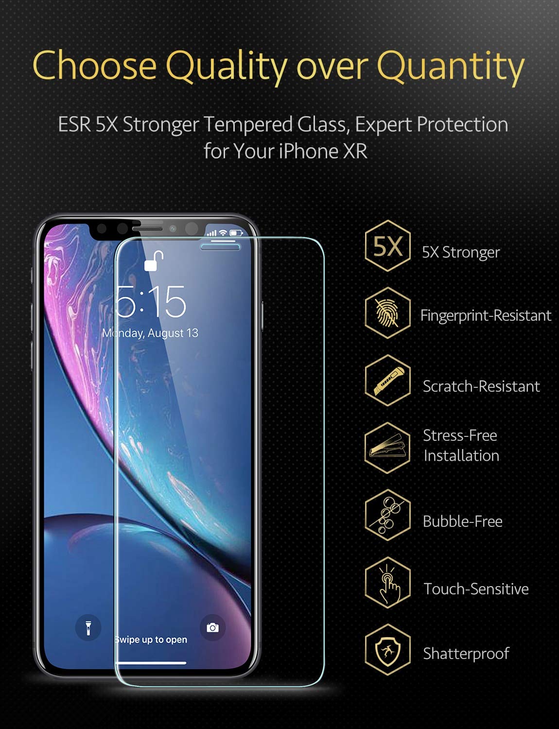 Foto 3 pulgar | Protector De Pantalla Esr Para Iphone 11, Iphone Xr De 6.1 Pulgadas [paquete De 2] - Venta Internacional.