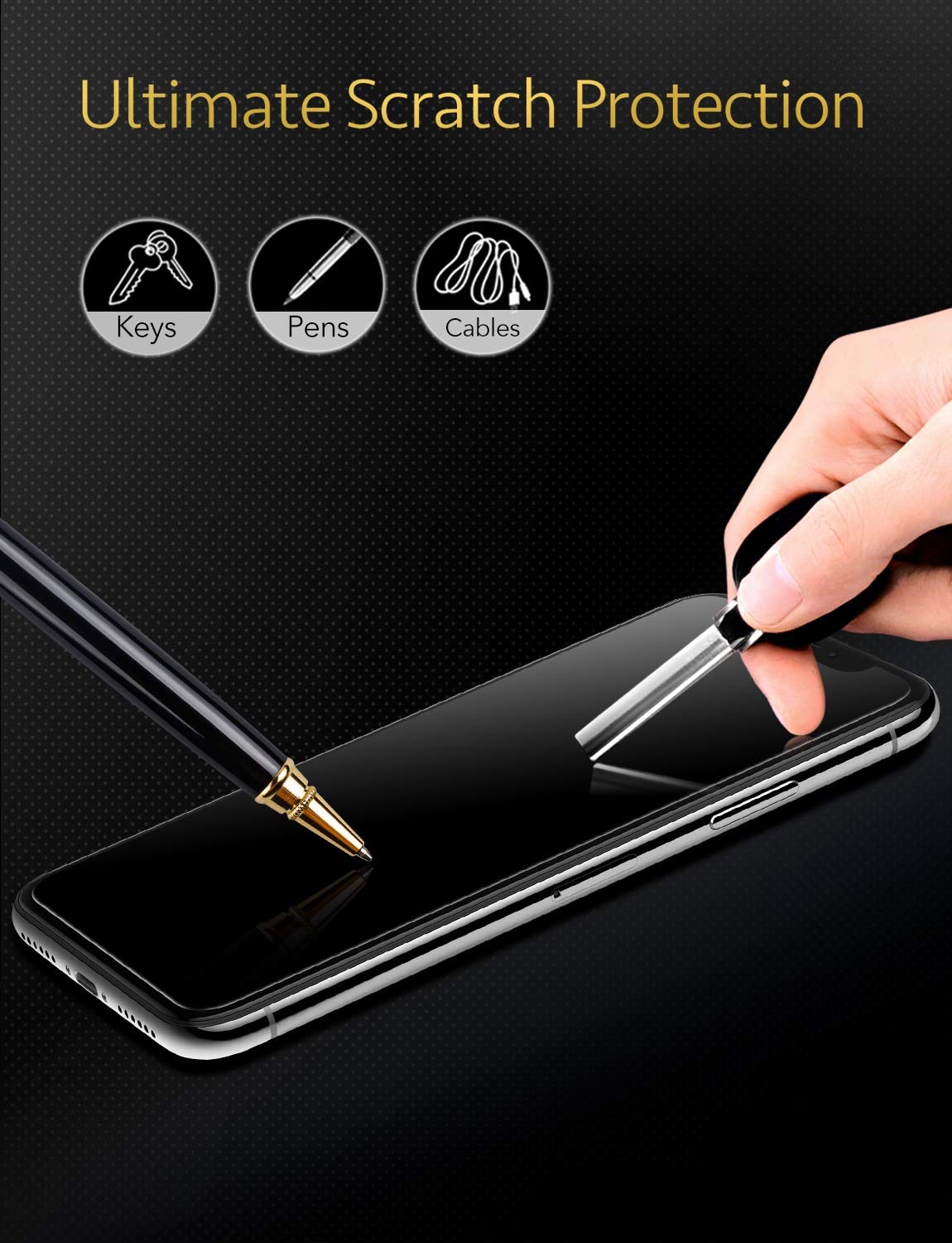 Foto 8 pulgar | Protector De Pantalla Esr Para Iphone 11, Iphone Xr De 6.1 Pulgadas [paquete De 2] - Venta Internacional.