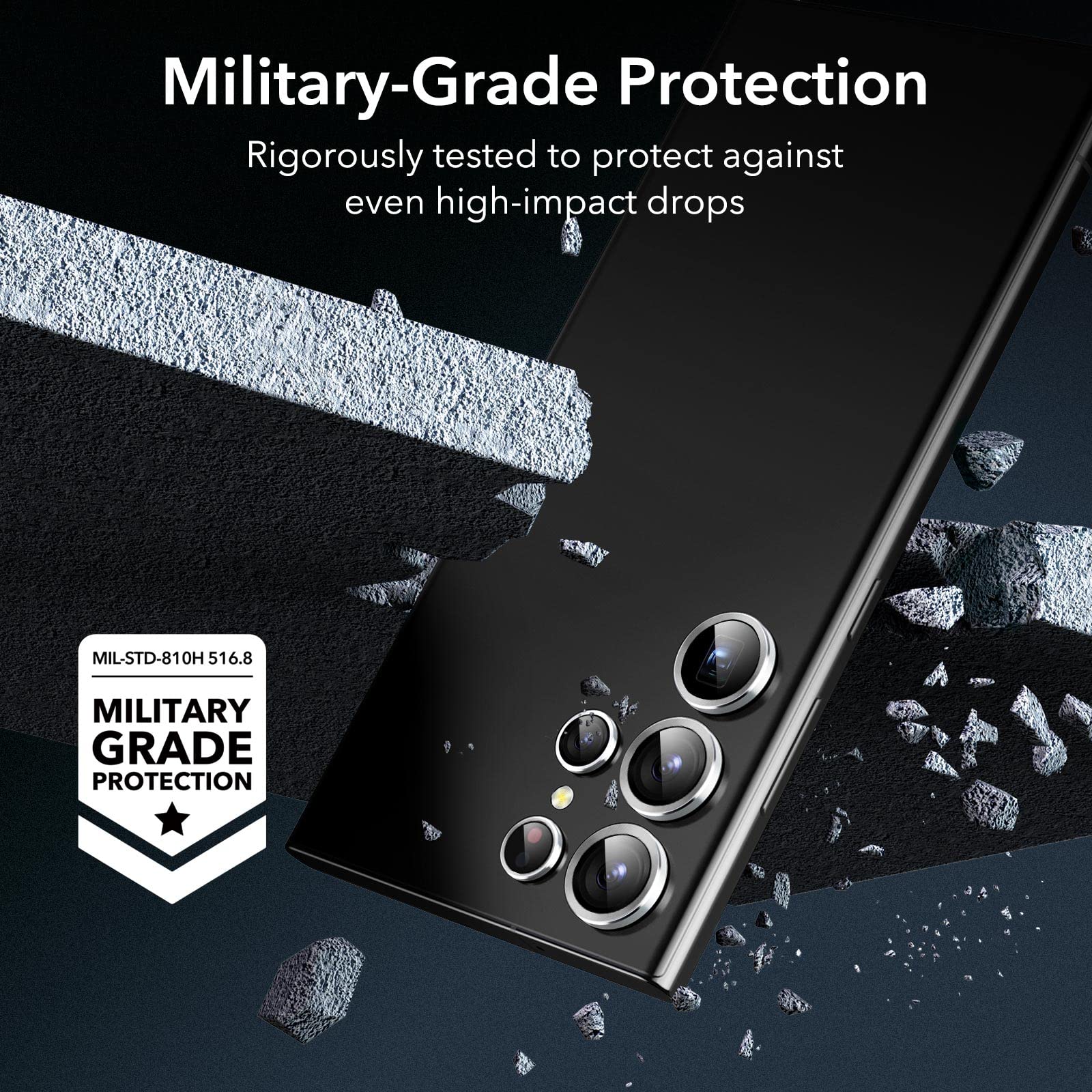 Foto 4 pulgar | Protector De Lente De Cámara Esr Para Samsung Galaxy S23 Ultra Silve - Venta Internacional.