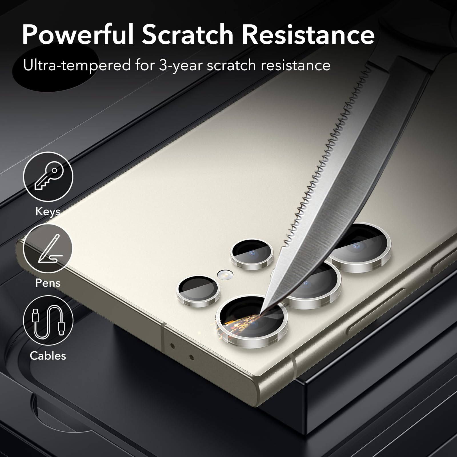 Foto 5 | Protector De Lente De Cámara Esr Para Samsung Galaxy S24 Ultra - Venta Internacional.