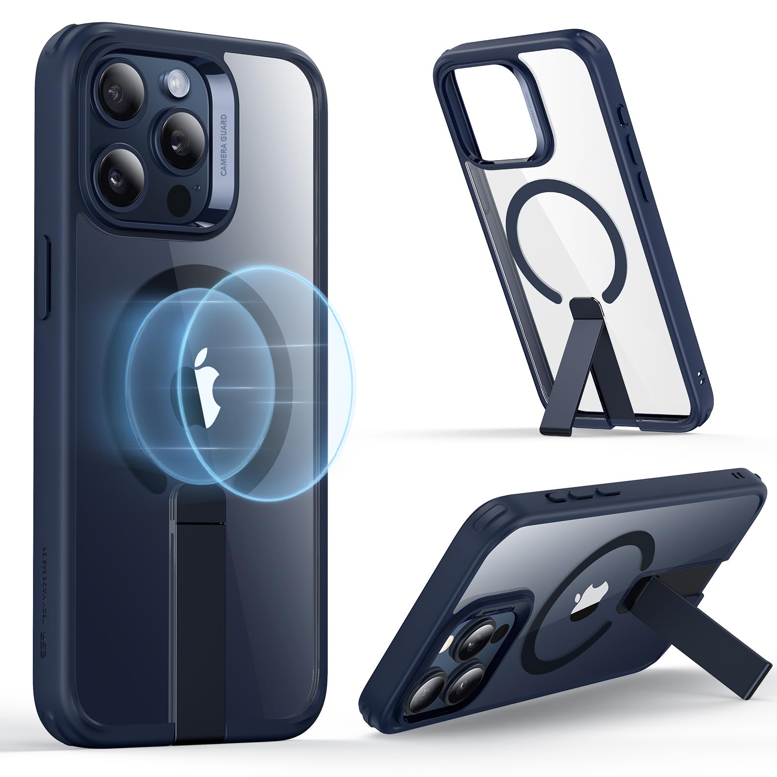 Foto 2 pulgar | Funda De Teléfono Esr Boost Series Para Iphone 15 Pro Max, Azul Transparente - Venta Internacional.