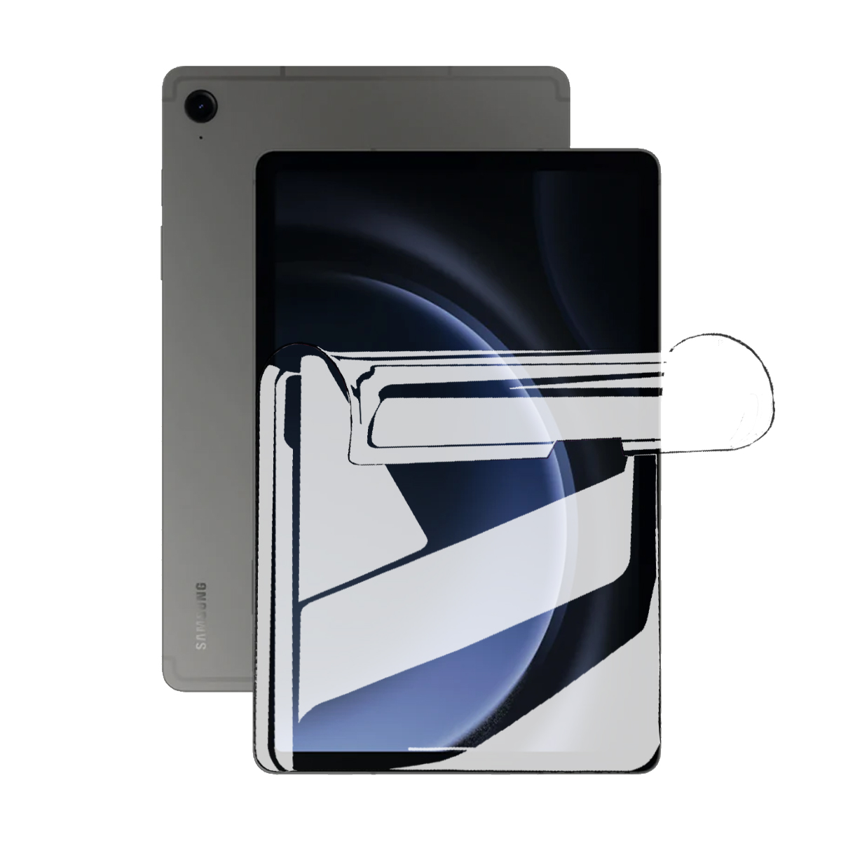 Foto 1 | Mica De Hidrogel Acabado Anti Bluelight Para Tablet Samsung S9fe+