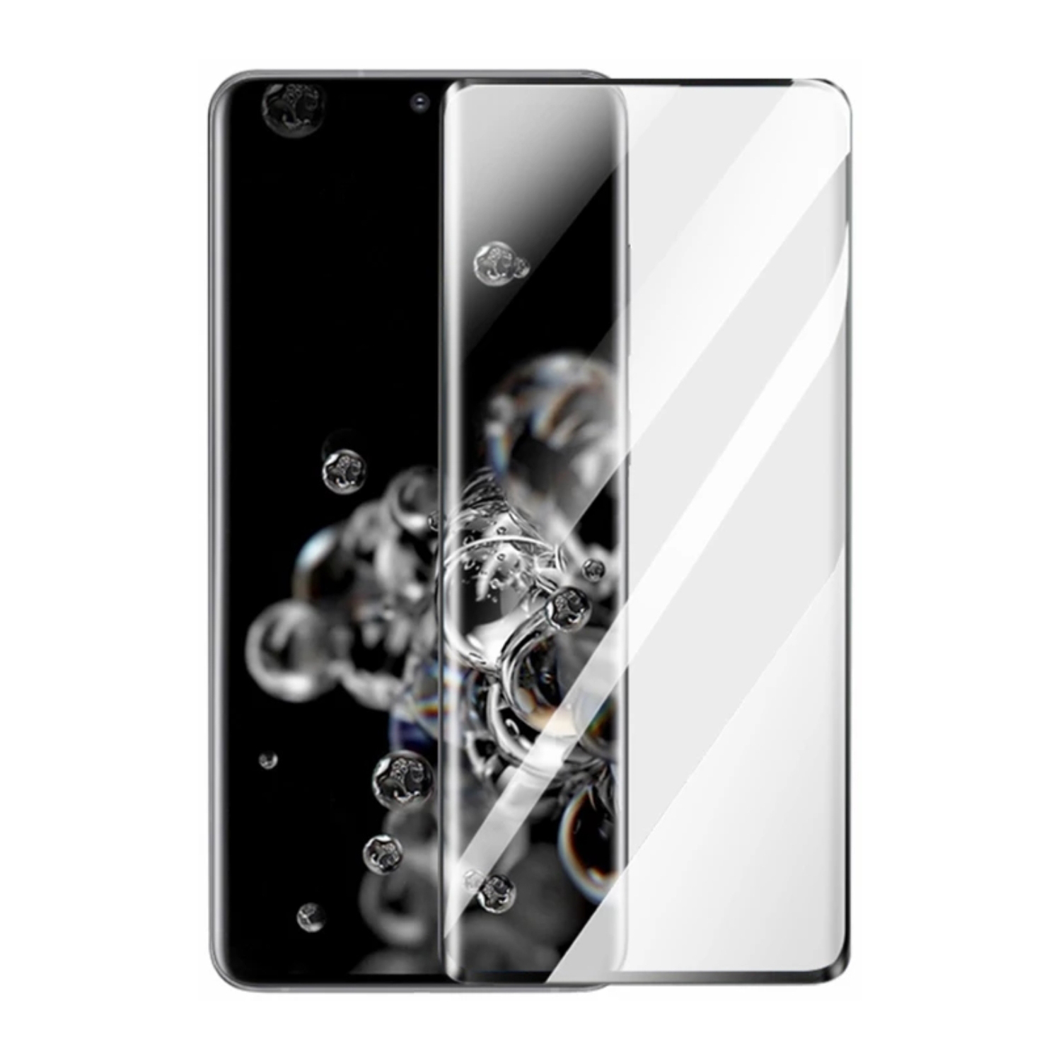 Foto 1 | Mica De Cristal Templado Pantalla Curva Para Samsung S20 Ultra