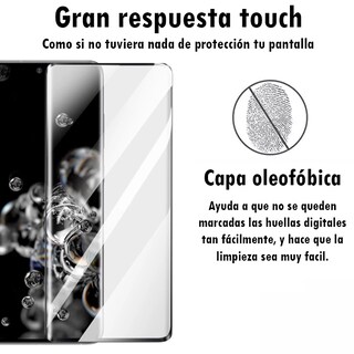 Foto 2 | Mica De Cristal Templado Pantalla Curva Para Samsung S20 Ultra