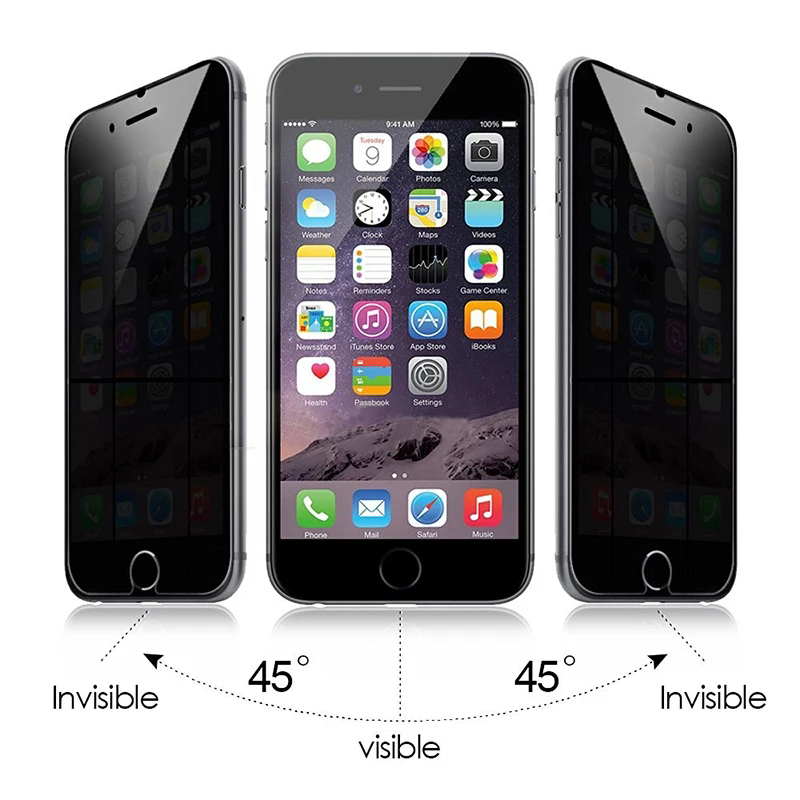 Foto 4 pulgar | Mica De Cristal Templado Privacidad Para Iphone Se 2020 Iphone 8 Y 7