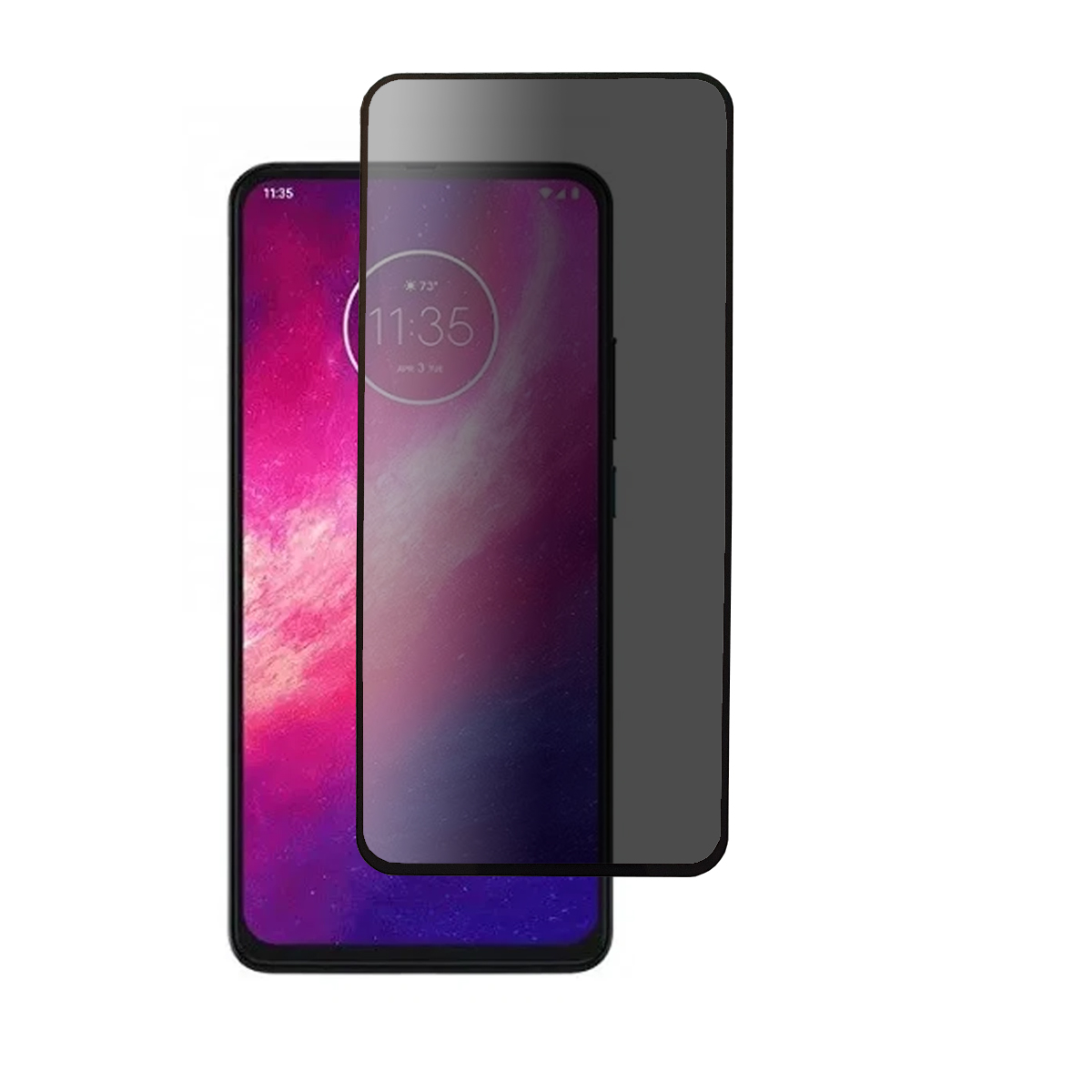 Foto 2 pulgar | Mica De Cristal Templado De Privacidad Para Motorola One Hyp