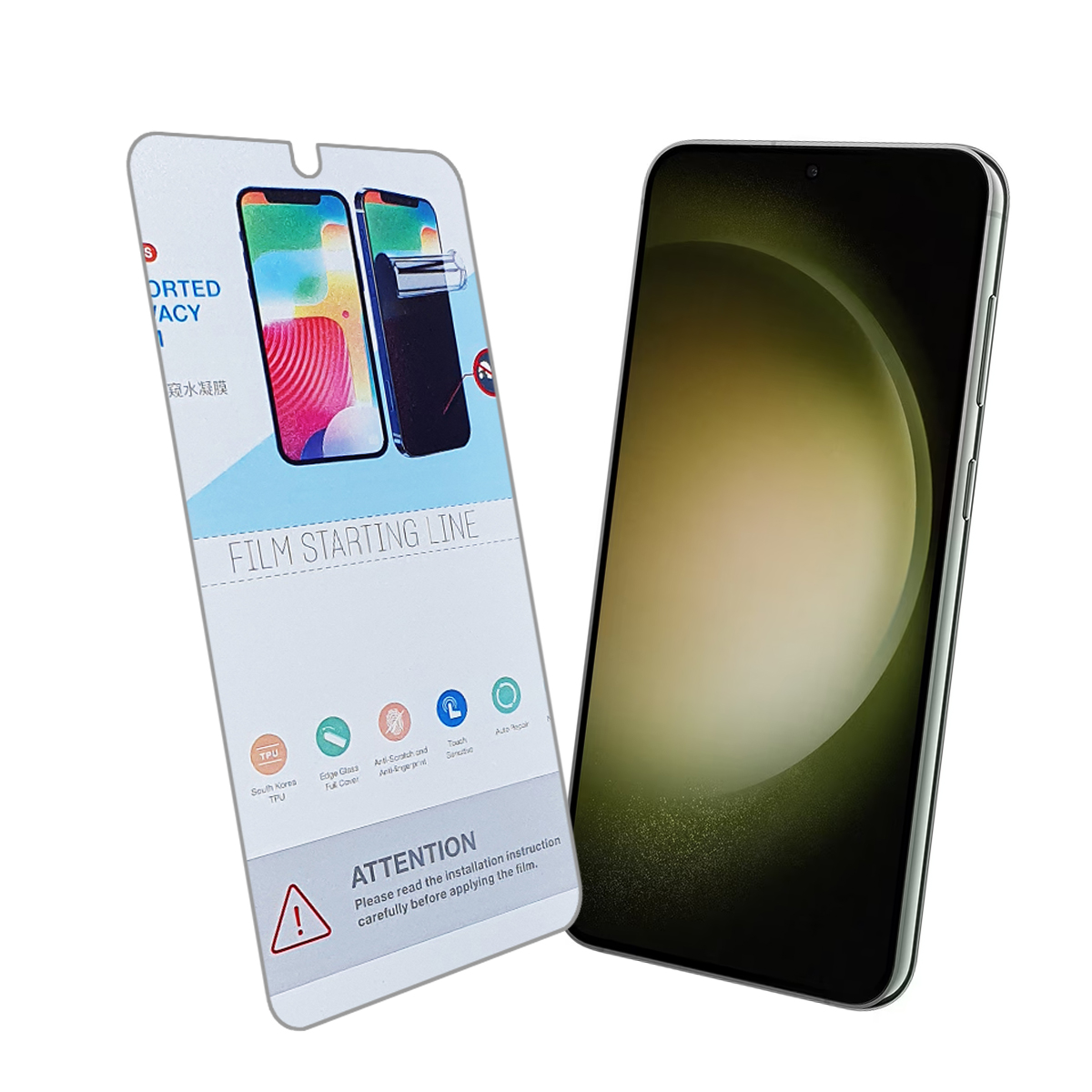 Foto 3 | Mica De Hidrogel De Mate Privacidad Para Samsung S23 Plus