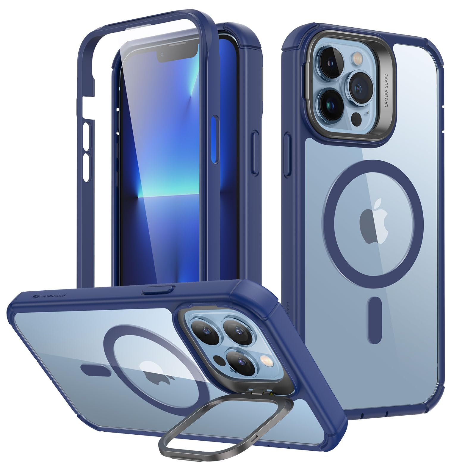 Foto 1 | Funda Magnética Esr Para Iphone 13 Pro Max Con Soporte Azul - Venta Internacional.