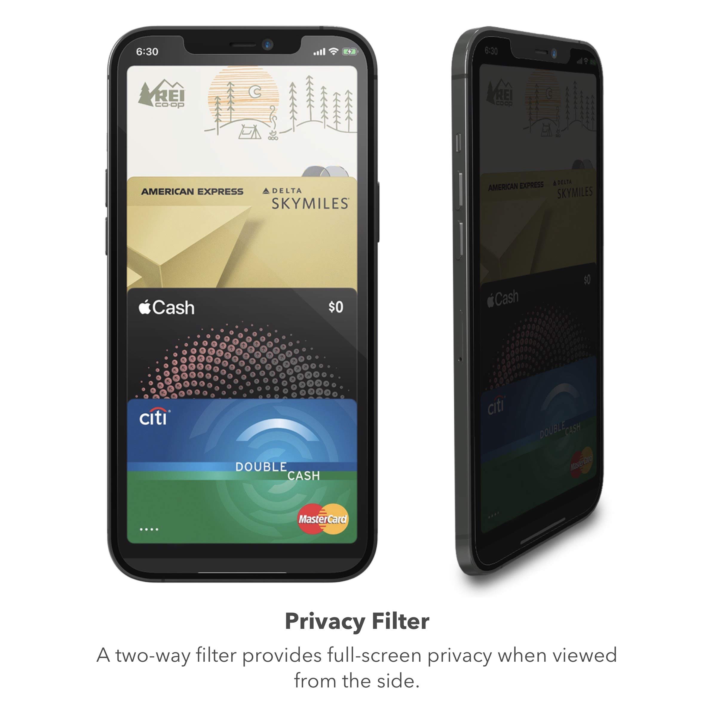 Foto 3 pulgar | Protector de Pantalla Zagg Invisibleshield para iPhone 12  - Venta Internacional