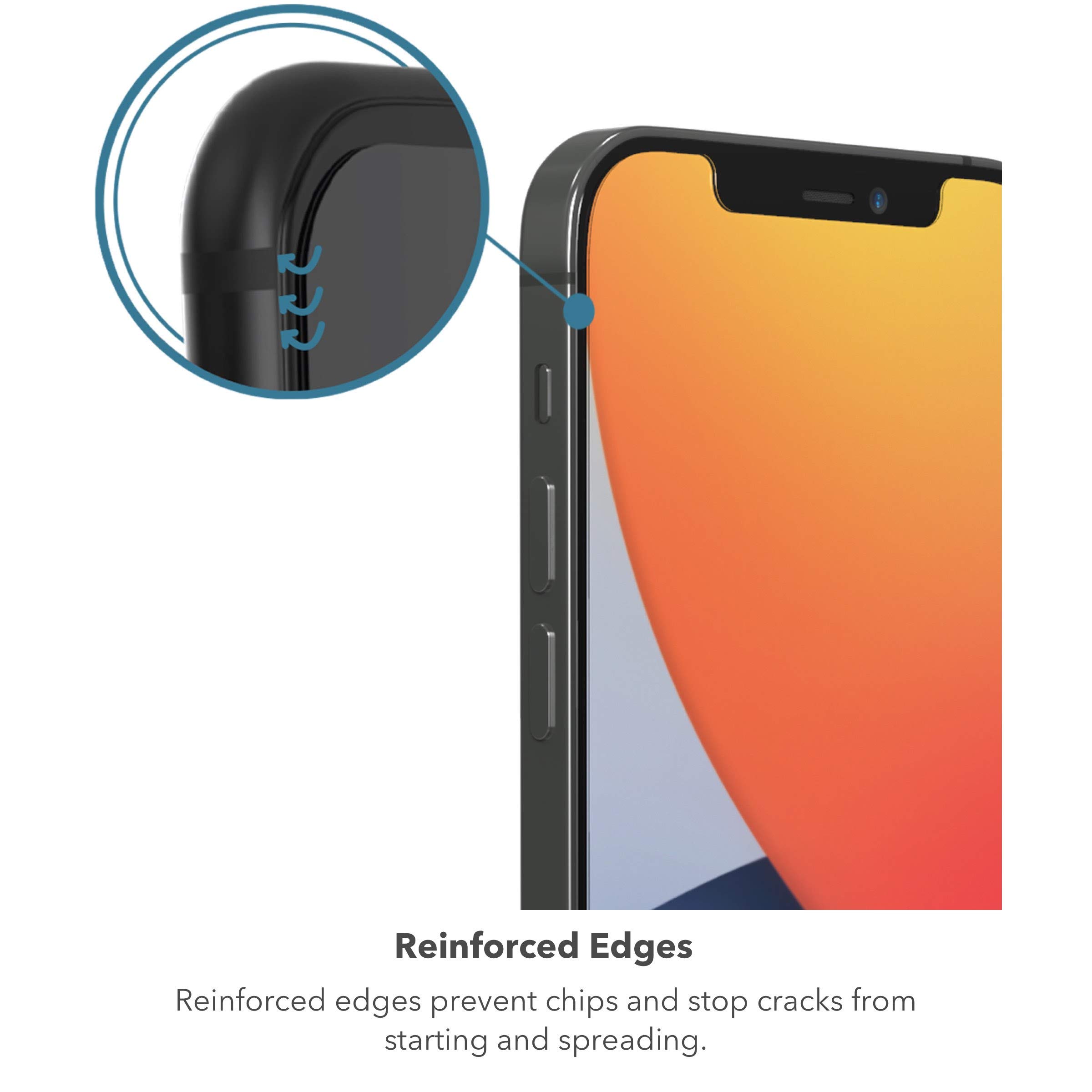 Foto 6 pulgar | Protector de Pantalla Zagg Invisibleshield para iPhone 12  - Venta Internacional