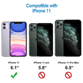 Foto 2 | Protector De Pantalla De Privacidad Jetech Para Iphone 11 De 6.1 Pulgadas, Paquete De 2 - Venta Internacional.