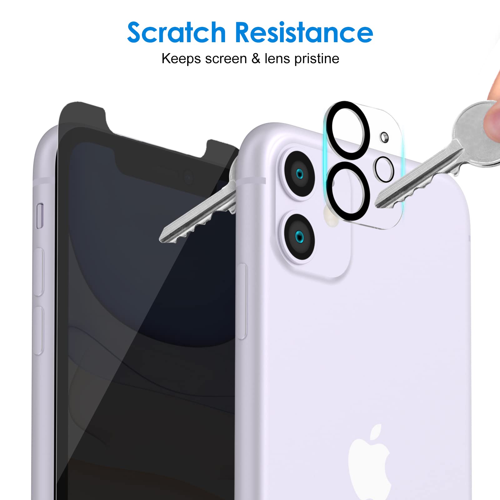 Foto 7 pulgar | Protector De Pantalla De Privacidad Jetech Para Iphone 11 De 6.1 Pulgadas, Paquete De 2 - Venta Internacional.