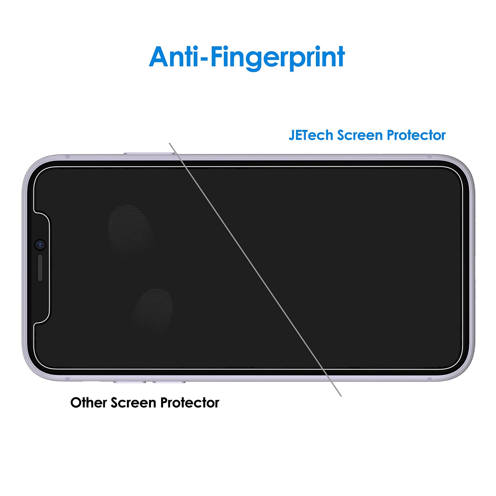 Foto 8 pulgar | Protector De Pantalla De Privacidad Jetech Para Iphone 11 De 6.1 Pulgadas, Paquete De 2 - Venta Internacional.