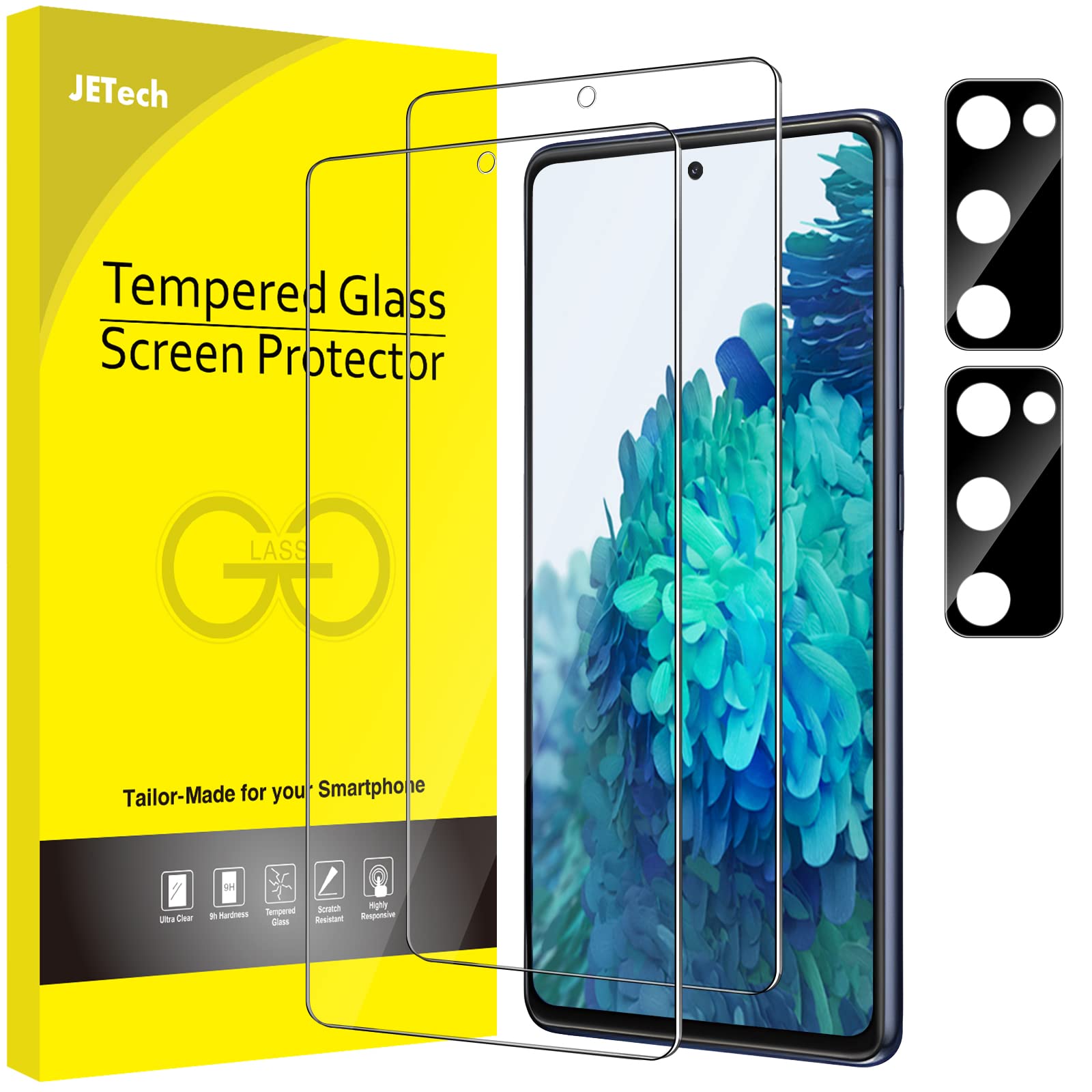 Foto 2 pulgar | Protector De Pantalla Jetech Para Samsung Galaxy S20 Fe 6.5 - Venta Internacional.