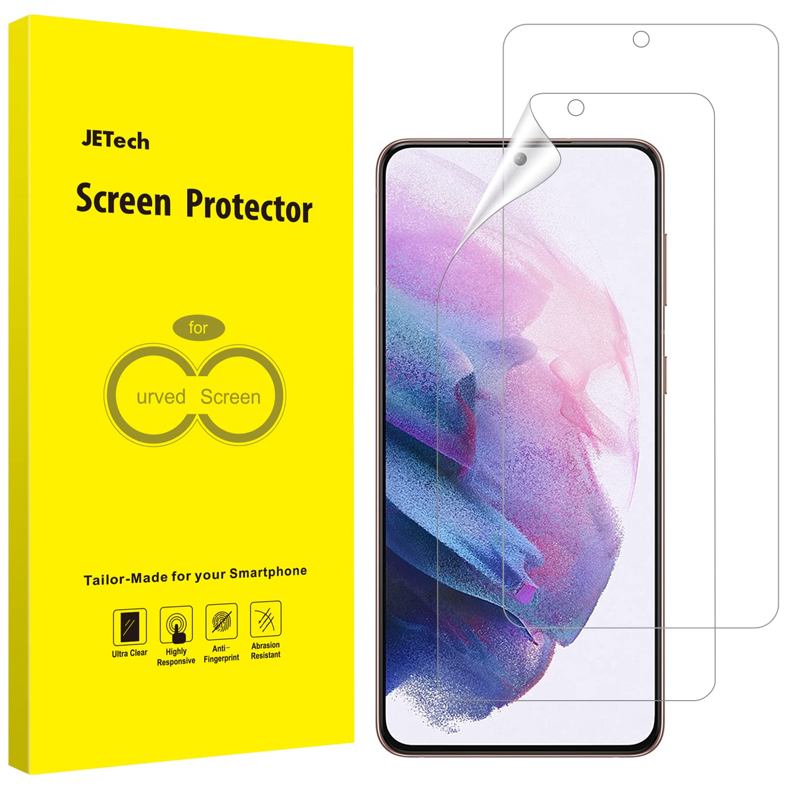 Foto 2 pulgar | Protector De Pantalla Jetech Para Samsung Galaxy S21+/ S21 Plus 5g - Venta Internacional.