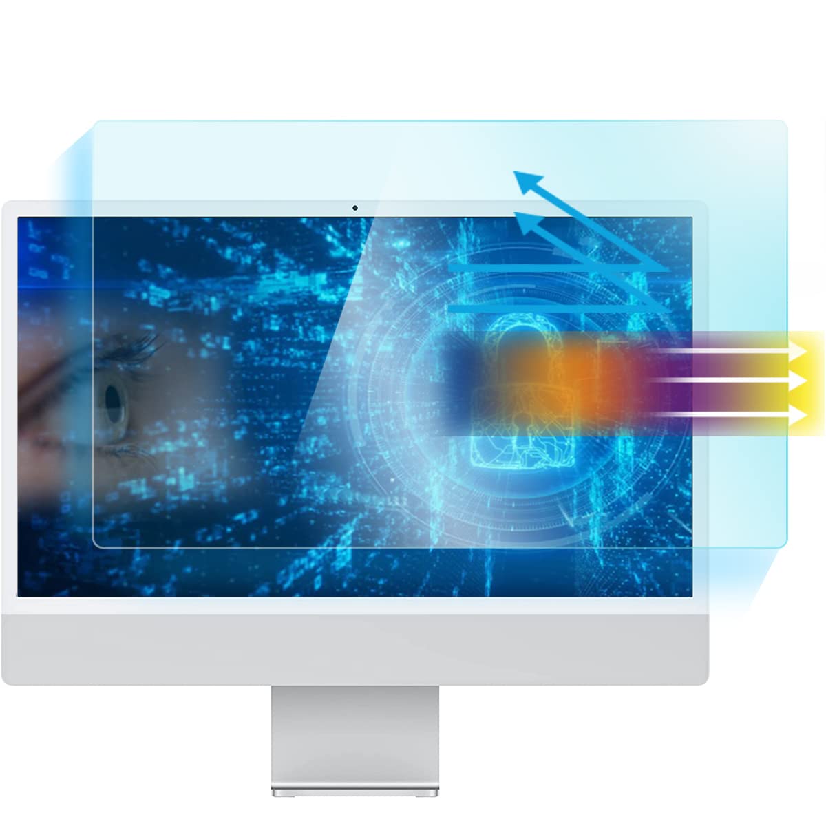 Foto 1 | Protector De Pantalla Mubuy-gol Anti-blue Light 24 Imac 2023/2021 - Venta Internacional.