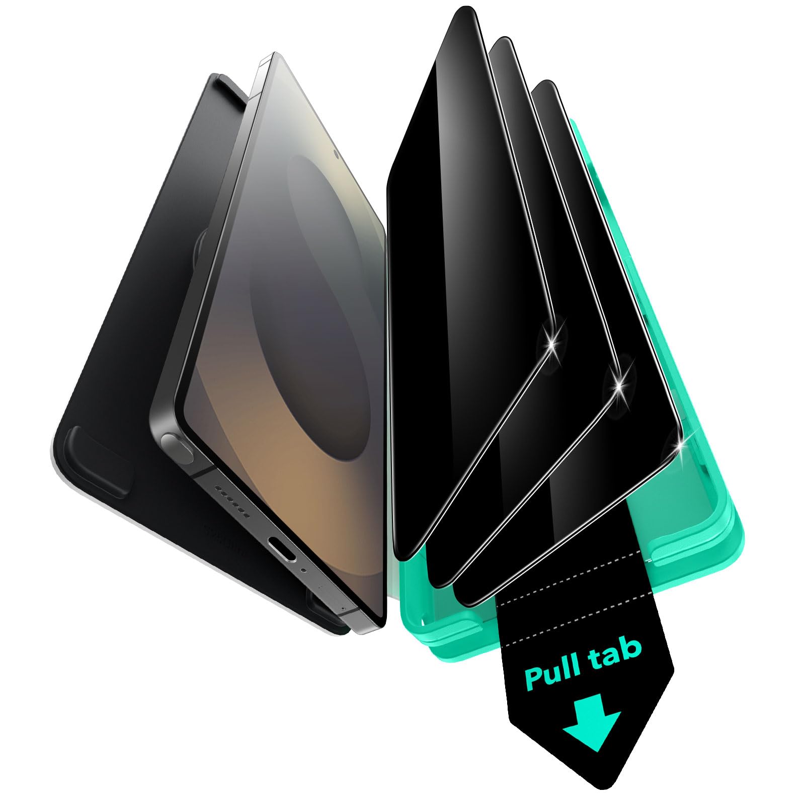 Foto 2 pulgar | Paquete De 3 Protectores De Pantalla De Privacidad Esr Para Samsung Galaxy S25 Ultra - Venta Internacional.