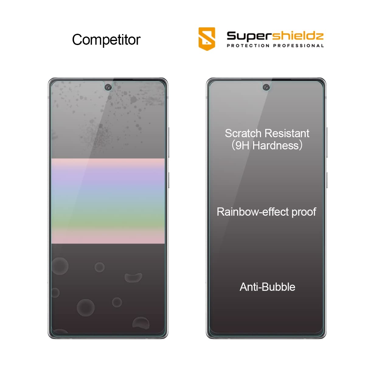 Foto 2 | Protector De Pantalla De Cristal Templado Supershieldz Para Samsung Note 20 5g - Venta Internacional.