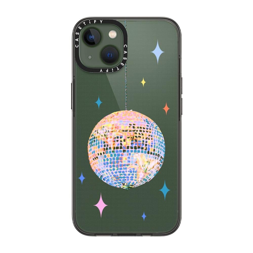 Foto 3 | Funda Para Teléfono Casetify Compact Iphone 13 Disco Clear Black - Venta Internacional.
