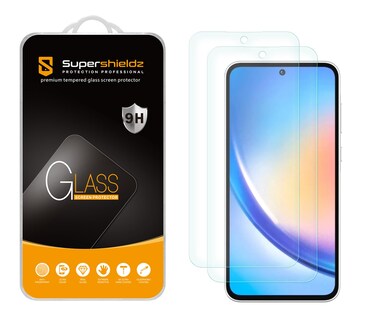 Foto 1 | Protector De Pantalla De Cristal Templado Supershieldz Para Samsung Galaxy A35 5g (paquete De 2) - Venta Internacional.