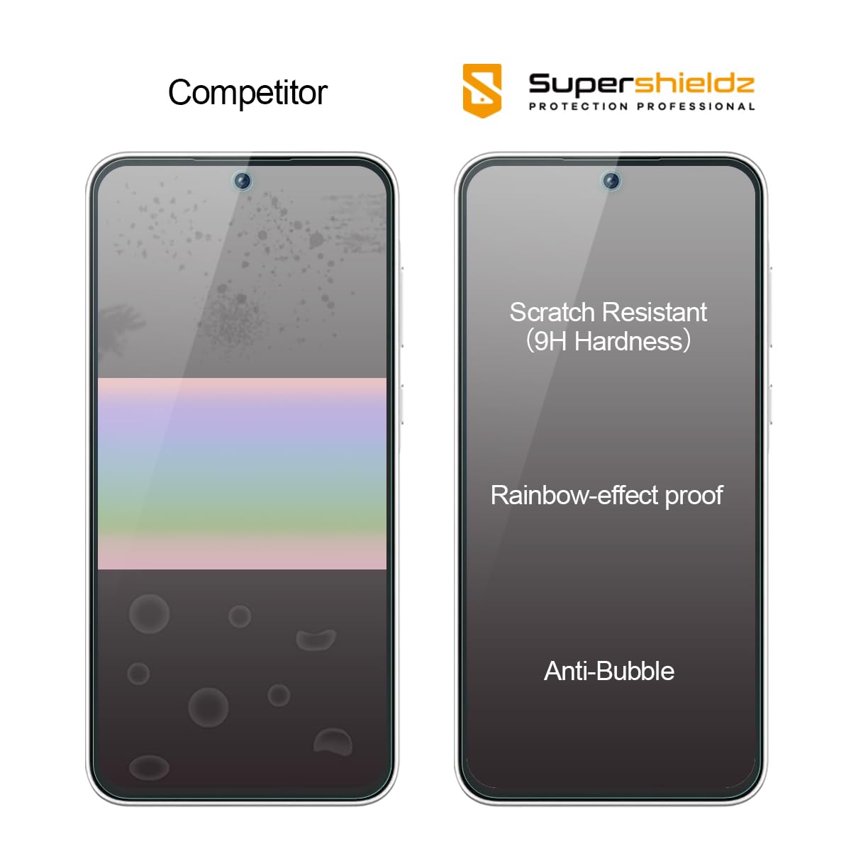 Foto 2 | Protector De Pantalla De Cristal Templado Supershieldz Para Samsung Galaxy A35 5g (paquete De 2) - Venta Internacional.